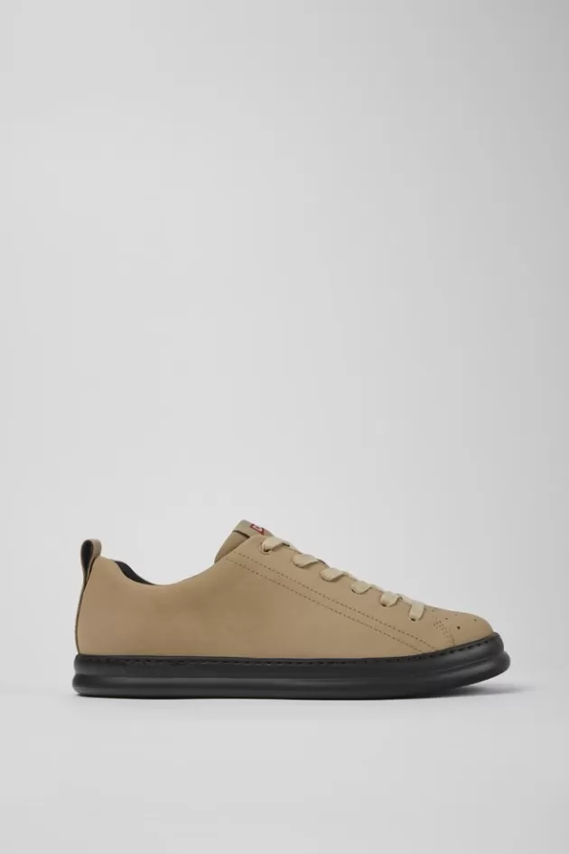 Camper Beige Nubuck Sneakers For Men*Men Sneakers