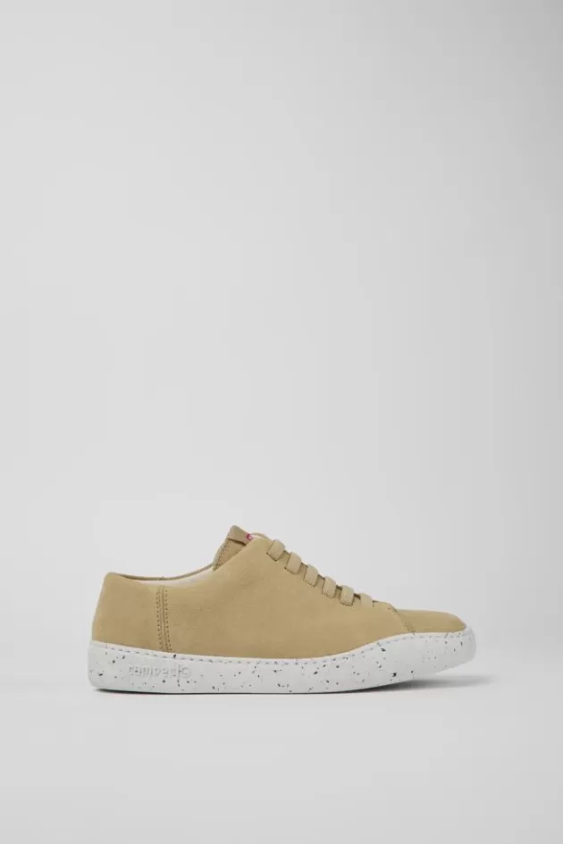 Camper Beige Nubuck Sneakers For Women*Women Sneakers