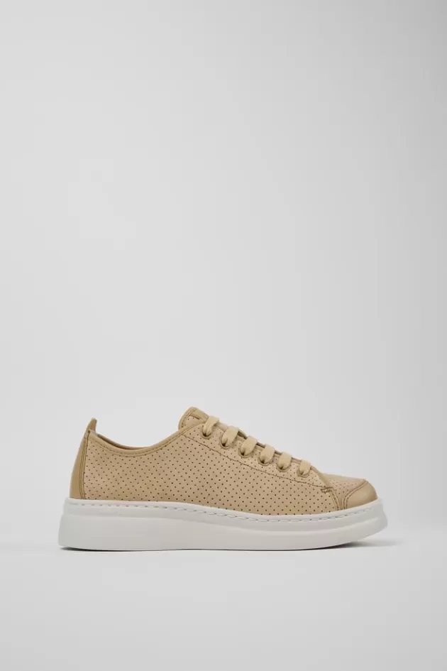 Camper Beige Nubuck/Leather Sneaker For Women*Women Sneakers