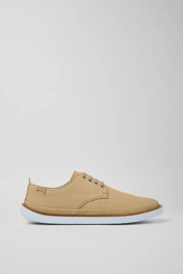 Camper Beige Textile And Nubuck Shoes For Men*Men Casual Shoes