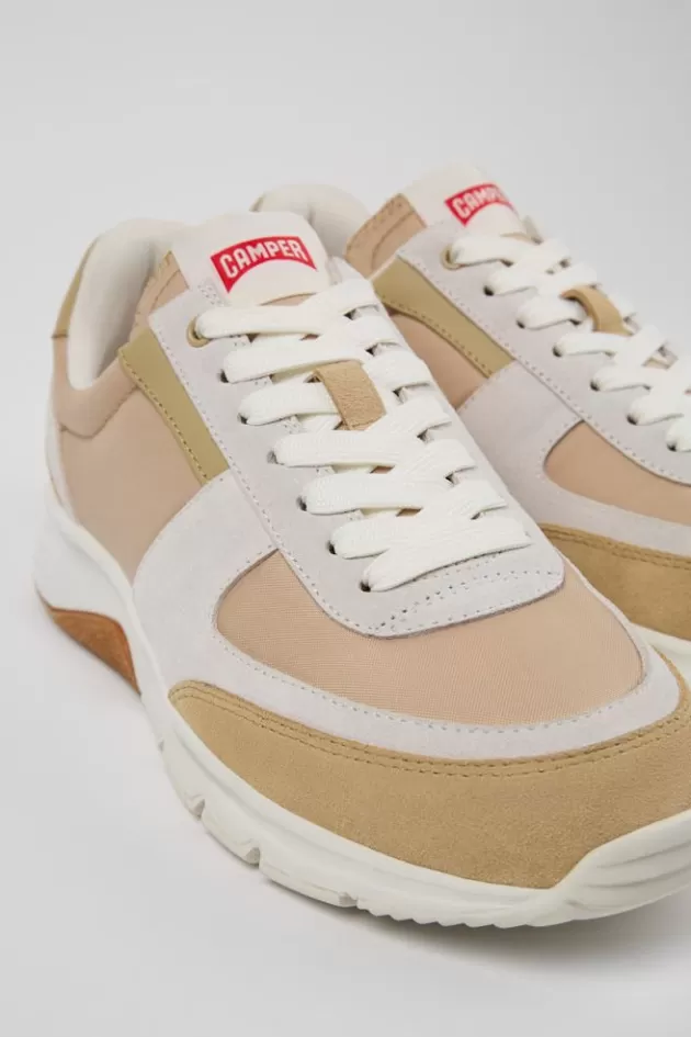 Camper Beige, White, And Brown Sneakers For Women*Women Sneakers