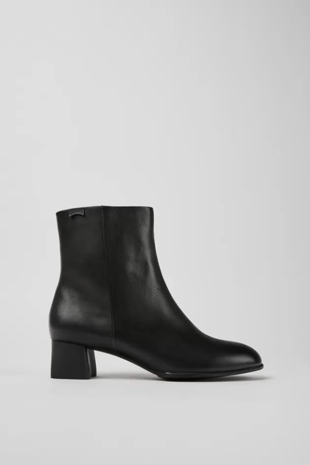 Camper Black Leather Ankle Boots*Women Formal Shoes