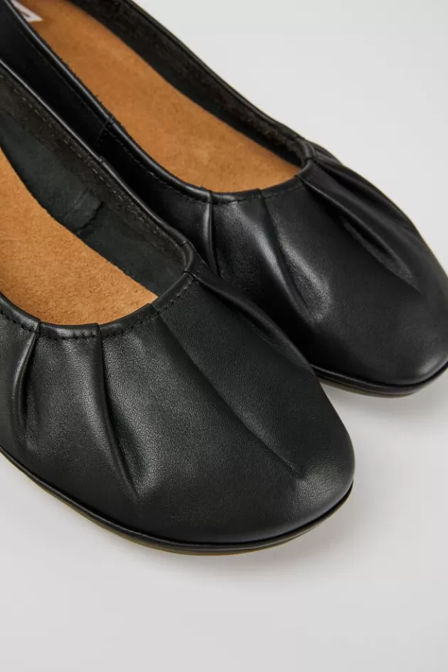 Camper Black Leather Ballerinas For Women*Women Ballerinas