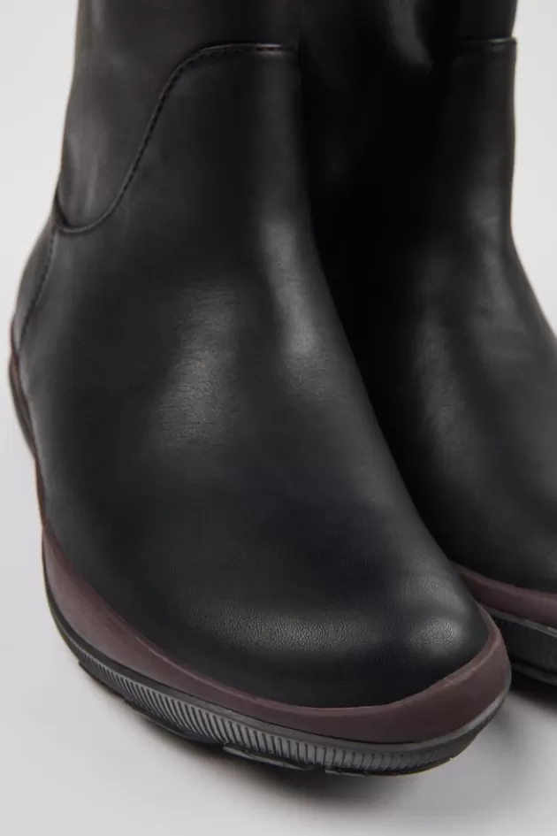 Camper Black Leather Boots For Women*Women Boots