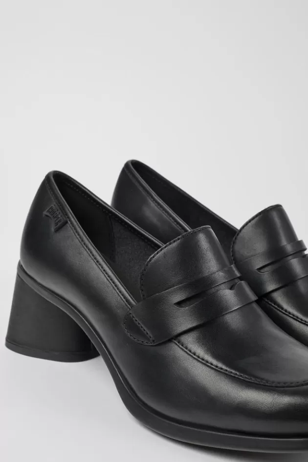 Camper Black Leather Heels*Women Formal Shoes