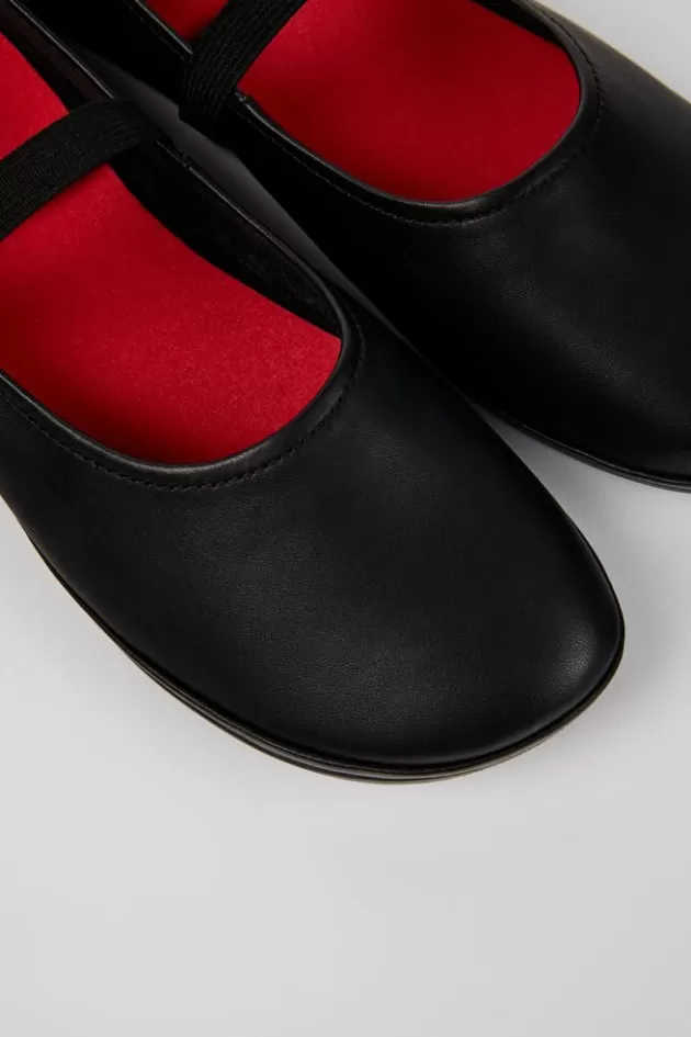 Camper Black Leather Mary Jane For Women*Women Ballerinas