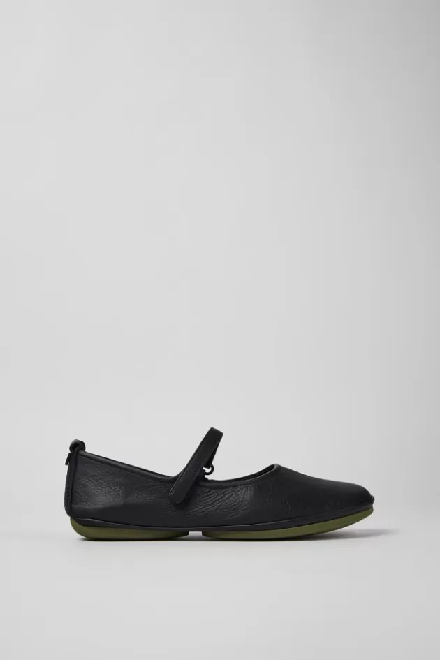 Camper Black Leather Mary Jane For Women*Women Ballerinas