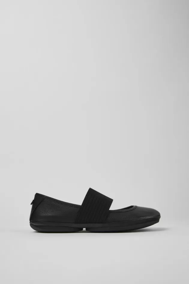 Camper Black Leather Mary Jane For Women*Women Ballerinas