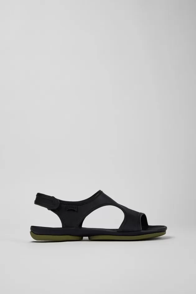 Camper Black Leather Sandal For Women*Women Sandals