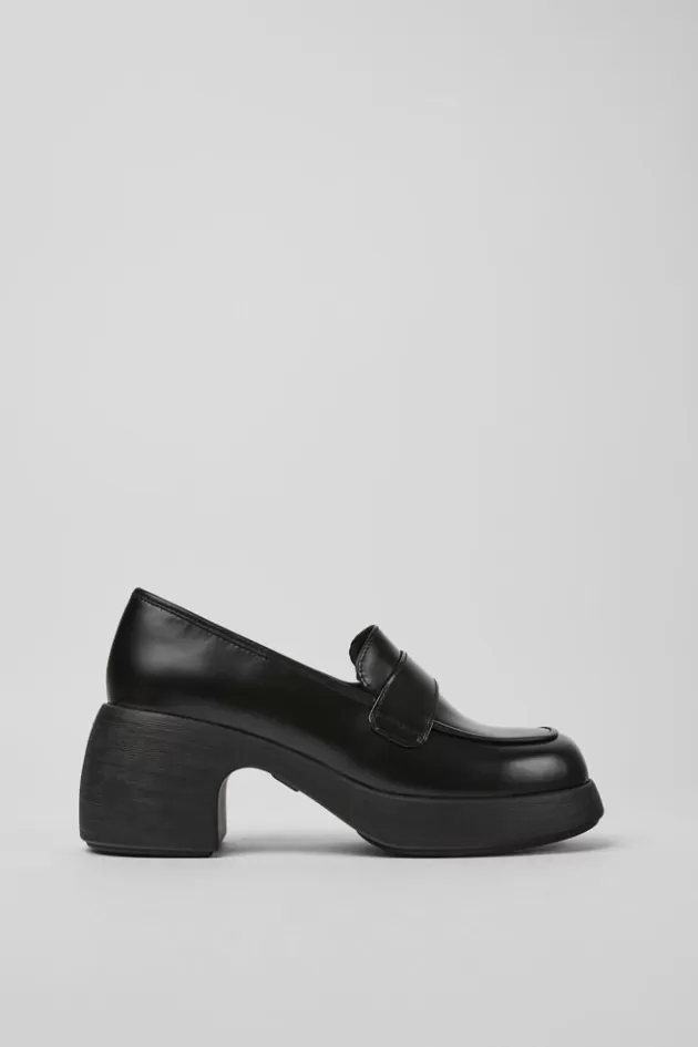 Camper Black Leather Shoes*Women Formal Shoes