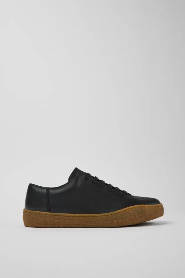 Camper Black Leather Shoes For Men*Men Sneakers