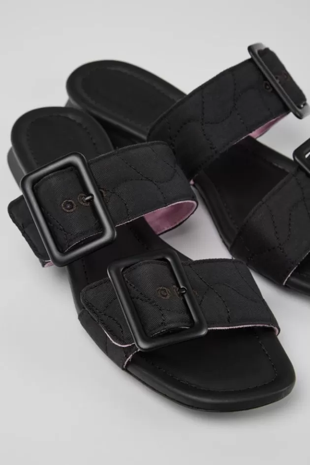 Camper Black Recycled Pet Sandals For Women*Women Sandals