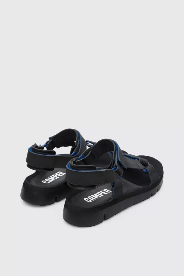 Camper Black Sporty Strap Sandal For Men*Men Casual Shoes