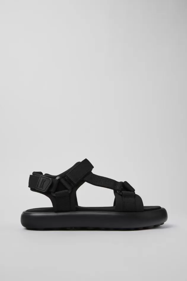 Camper Black Textile Sandal For Men*Men Sandals