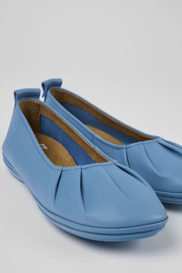 Camper Blue Leather Ballerinas For Women*Women Ballerinas