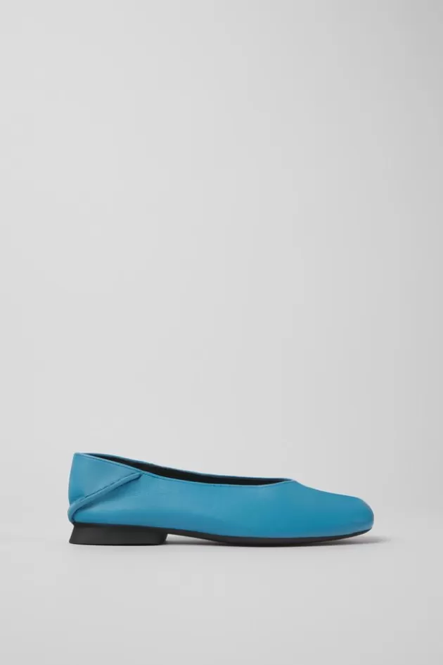 Camper Blue Leather Ballerinas For Women*Women Ballerinas