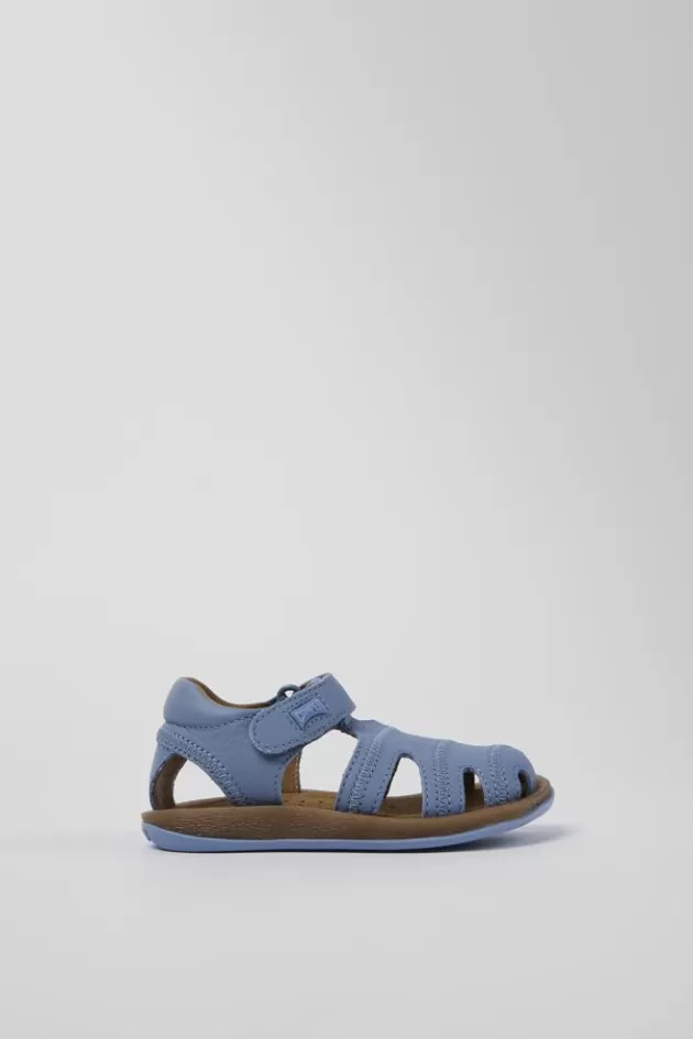 Camper Blue Leather Sandal*Kids Sandals