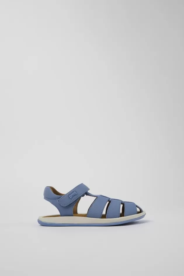 Camper Blue Leather Sandal*Kids Sandals