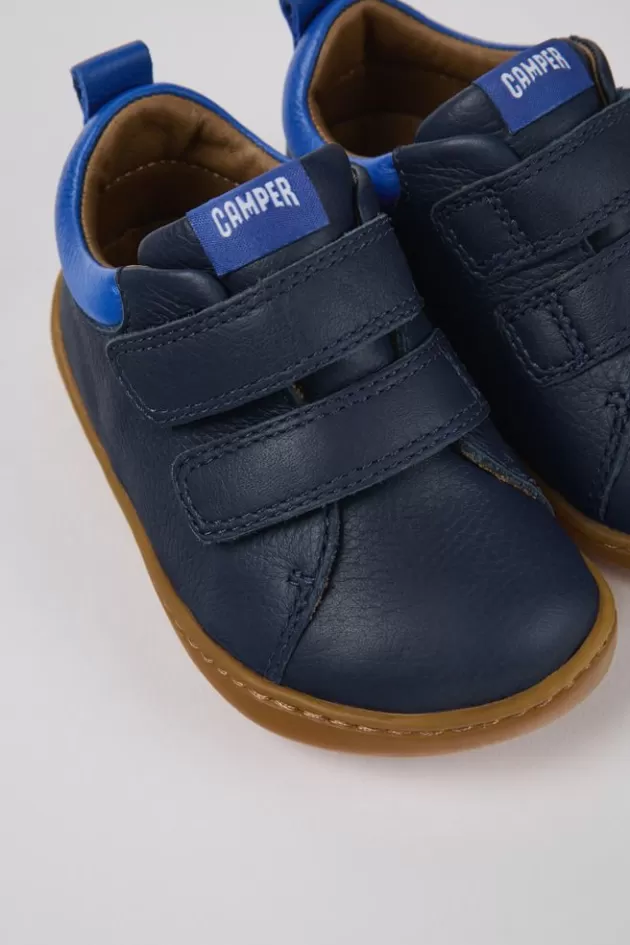 Camper Blue Leather Sneaker*Kids Sneakers