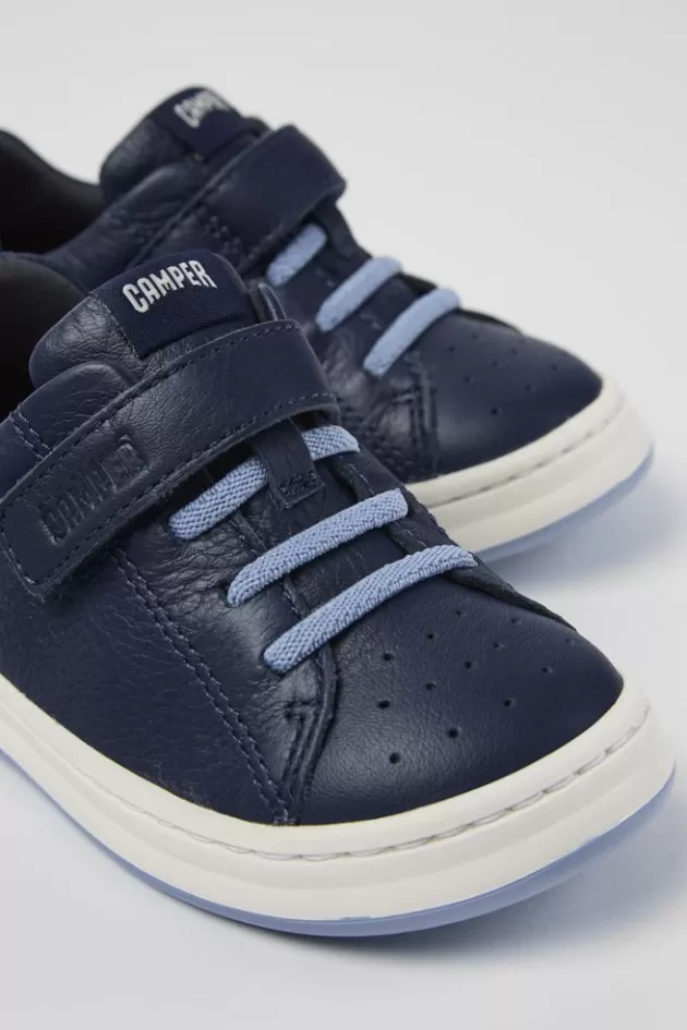 Camper Blue Leather Sneaker*Kids Sneakers