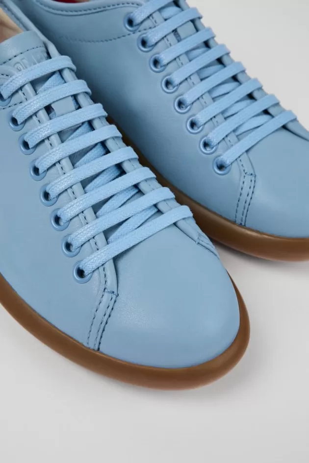 Camper Blue Leather Sneaker For Women*Women Sneakers