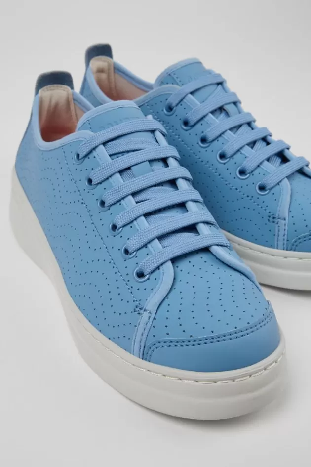 Camper Blue Leather Sneaker For Women*Women Sneakers