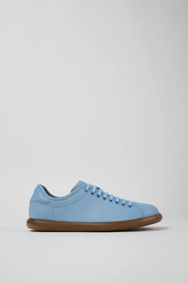 Camper Blue Leather Sneaker For Women*Women Sneakers