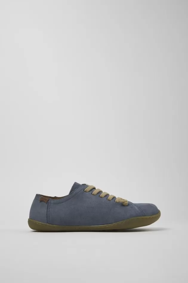 Camper Blue Nubuck Shoes For Women*Women Casual Shoes