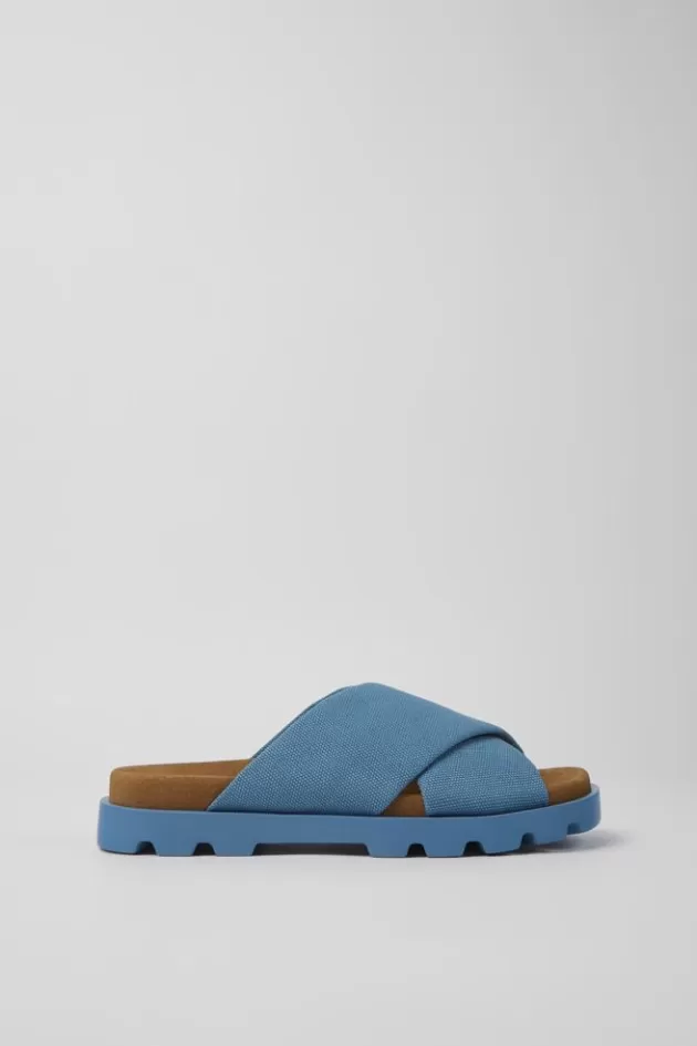 Camper Blue Recycled Cotton Sandals For Women*Women Sandals