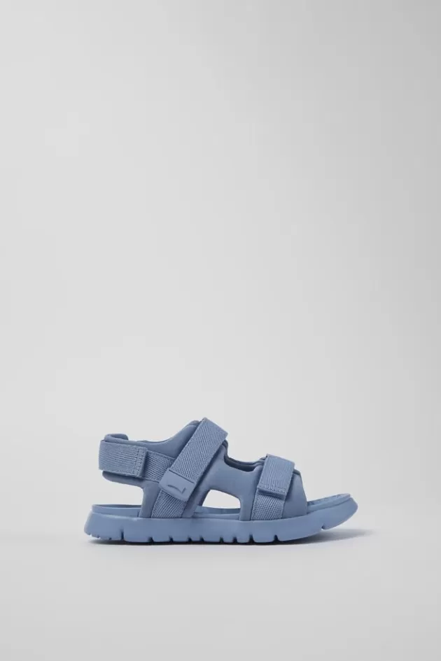 Camper Blue Textile 2-Strap Sandal*Kids Sandals