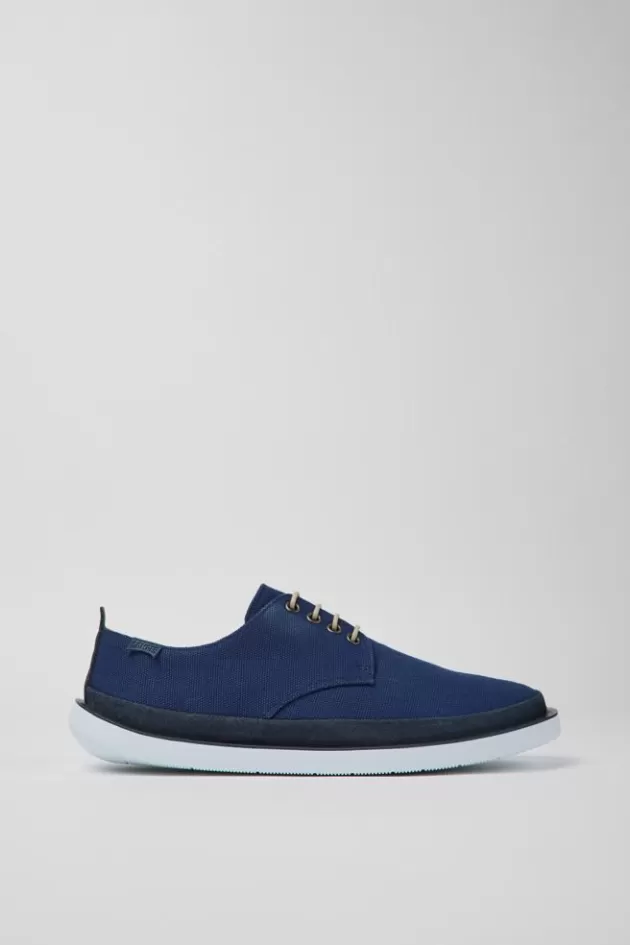 Camper Blue Textile And Nubuck Shoes For Men*Men Casual Shoes