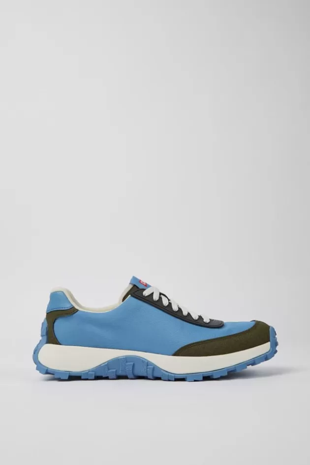 Camper Blue Textile And Nubuck Sneakers For Men*Men Sneakers