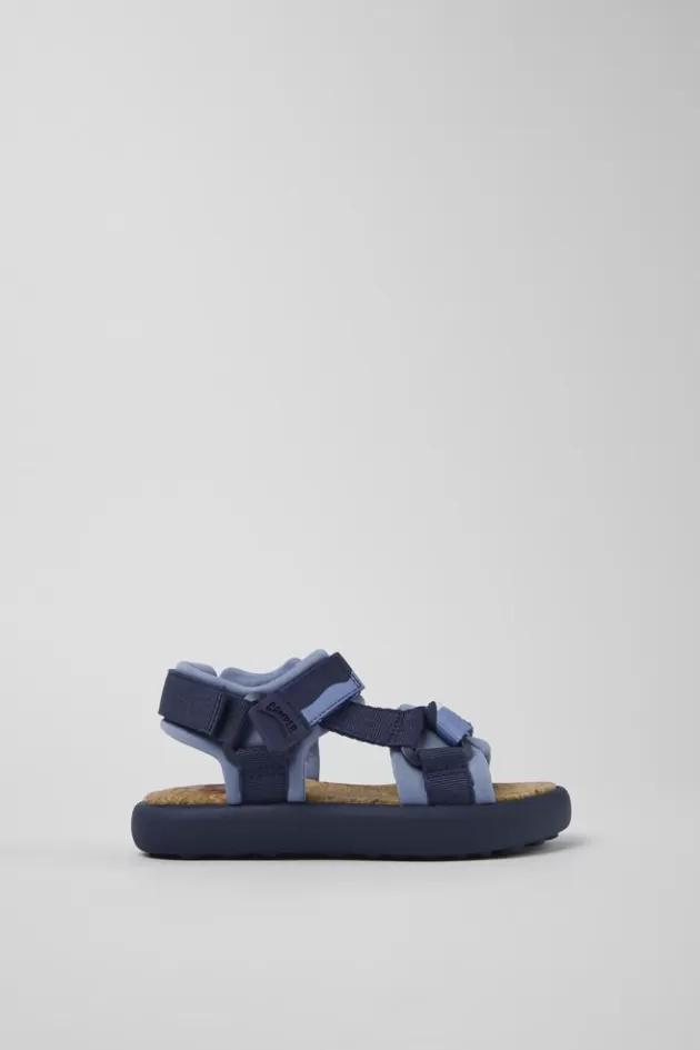 Camper Blue Textile Sandal*Kids Sandals