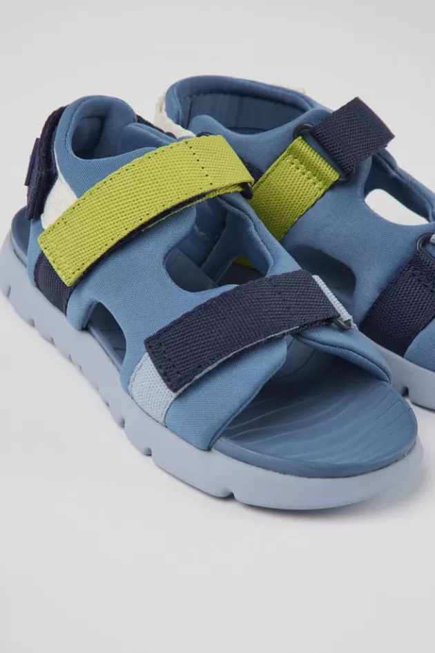 Camper Blue Textile Sandals For Kids*Kids Sandals