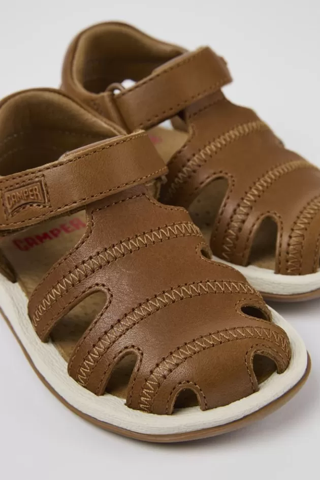 Camper Brown Leather Sandal*Kids Sandals