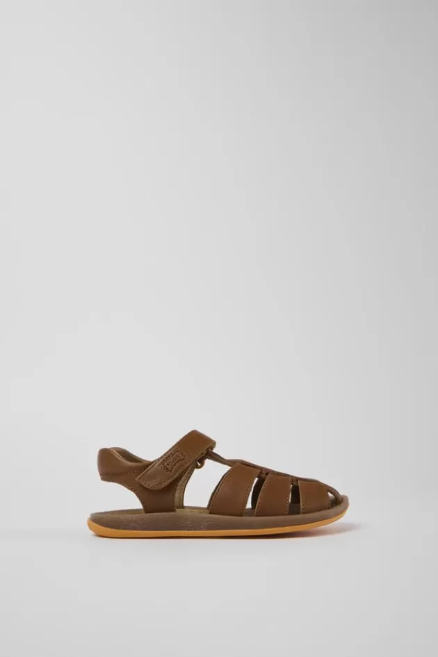 Camper Brown Leather Sandal*Kids Sandals