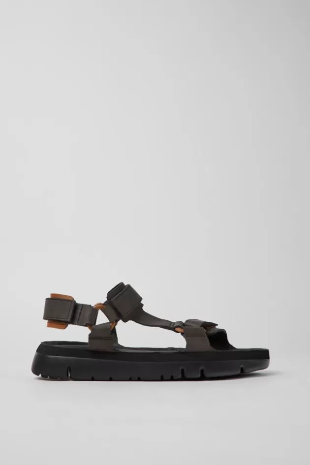 Camper Brown Leather Sandals For Men*Men Sandals