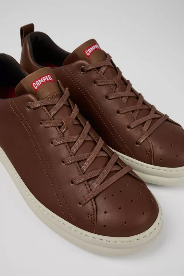 Camper Brown Leather Sneaker For Men*Men Sneakers