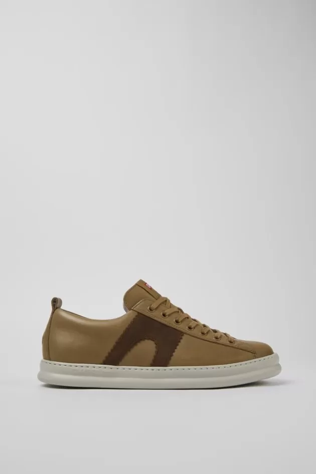 Camper Brown Leather Sneaker For Men*Men Sneakers