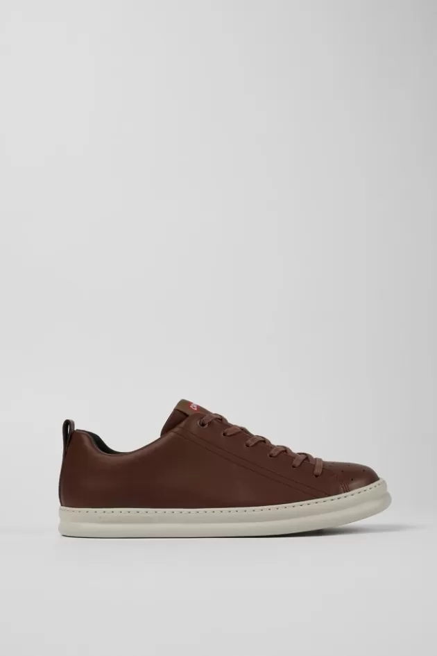 Camper Brown Leather Sneaker For Men*Men Sneakers