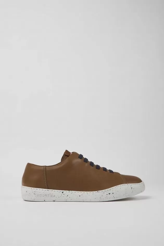 Camper Brown Leather Sneakers For Men*Men Sneakers