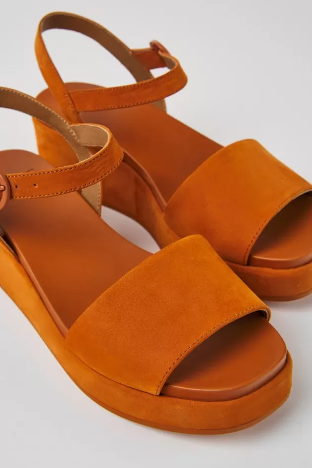 Camper Brown Nubuck Sandals For Women*Women Sandals