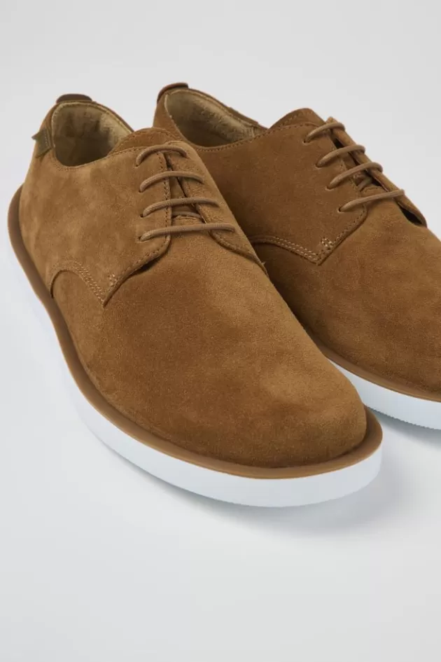 Camper Brown Nubuck Shoes For Men*Men Casual Shoes