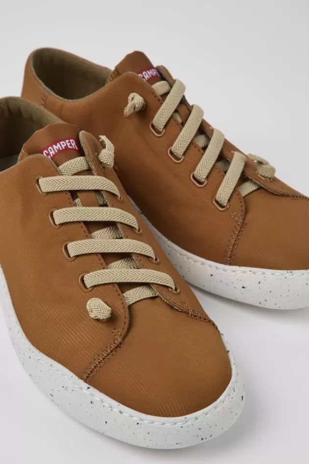 Camper Brown Textile Sneakers For Men*Men Sneakers