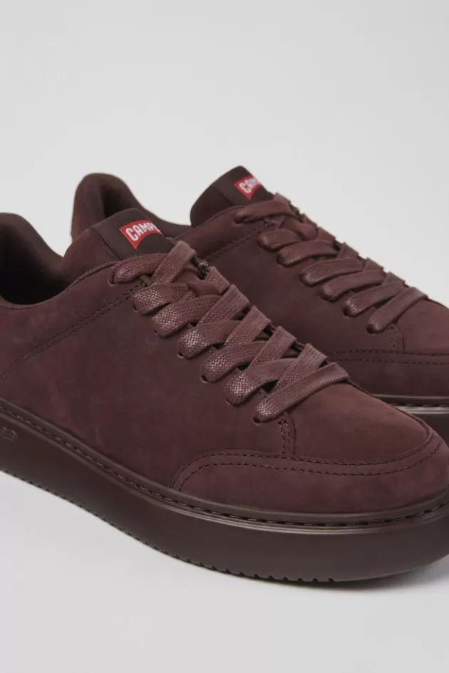 Camper Burgundy Nubuck Sneakers For Women*Women Sneakers