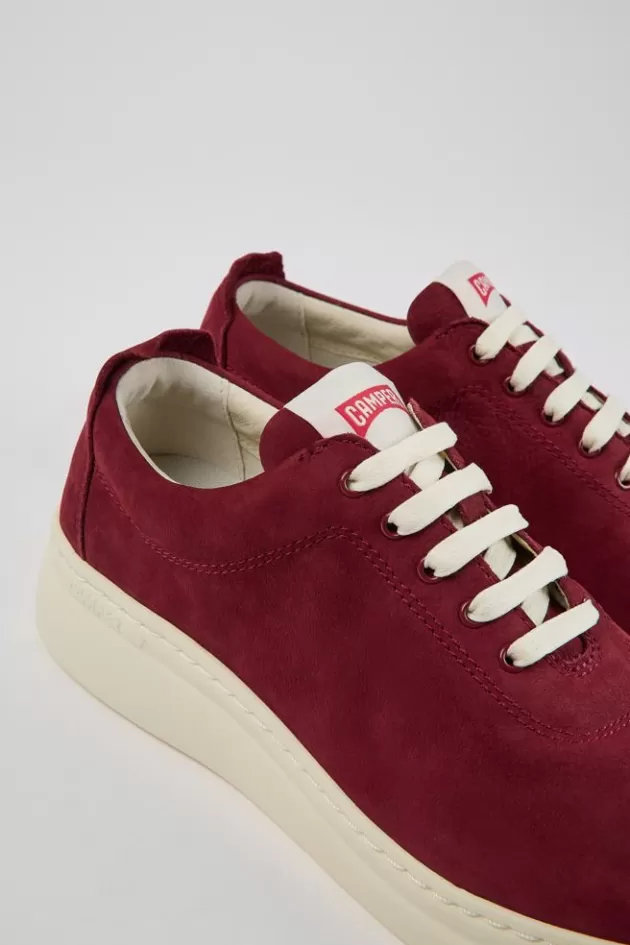 Camper Burgundy Nubuck Sneakers For Women*Women Sneakers