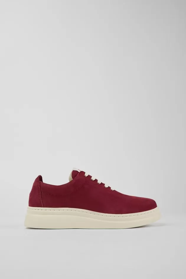 Camper Burgundy Nubuck Sneakers For Women*Women Sneakers