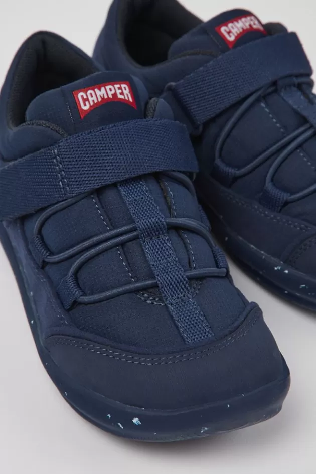 Camper Dark Blue Textile Shoes For Kids*Kids Sneakers