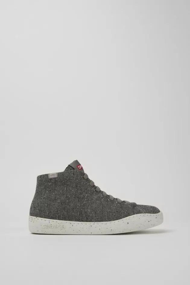 Camper Gray And Black Recycled Wool Sneakers For Women*Women Sneakers