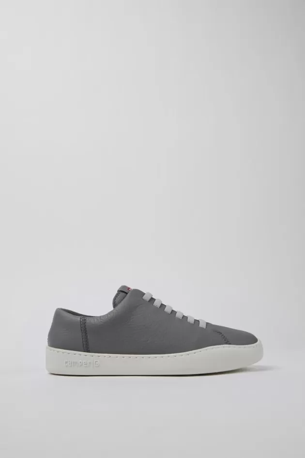 Camper Gray Leather Sneaker For Women*Women Sneakers